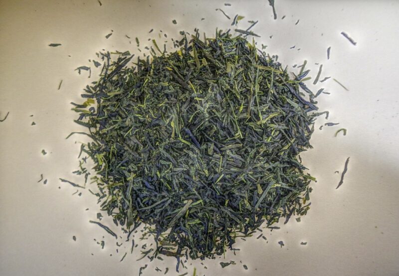 Te verde Gyokuro in primo piano