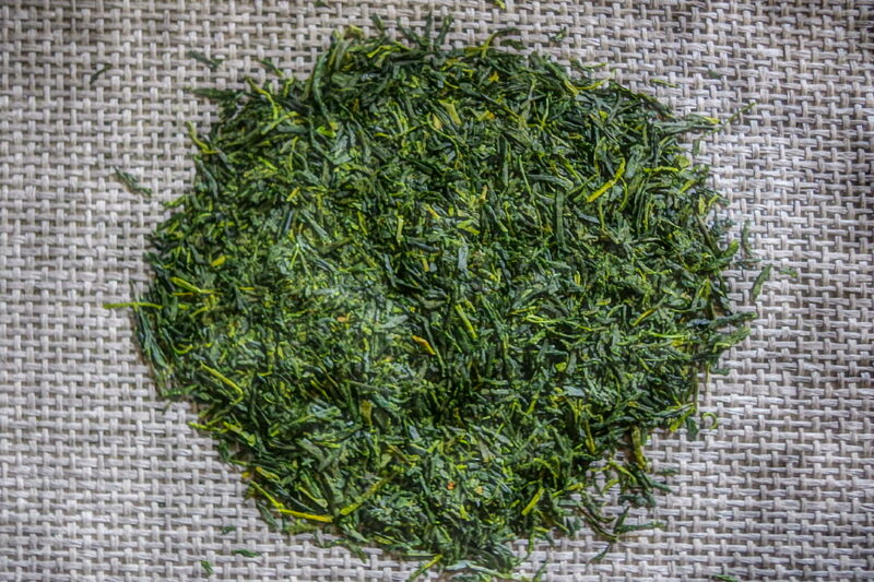 Te verde Kabusecha in primo piano
