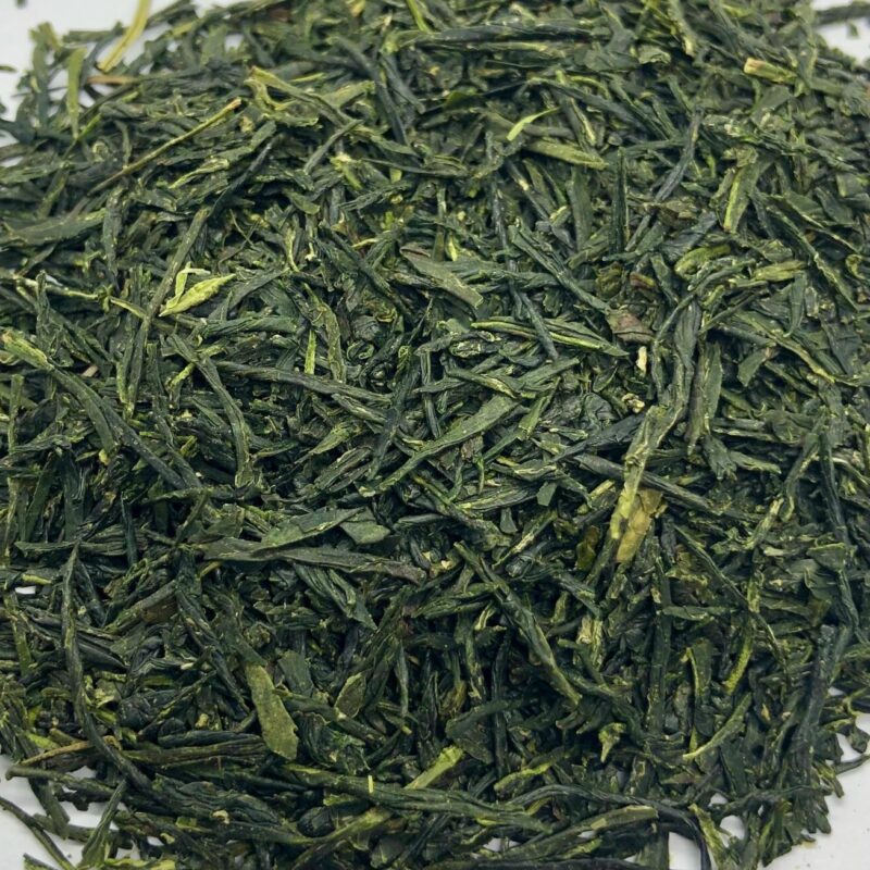 Te verde Sencha in primo piano
